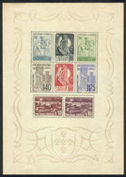 PORTUGAL: Sc.594a, 1940 Monarchy, Lisboa Exhibition, Etc., Mint Lightly Hinged, Fine Quality! - Autres & Non Classés