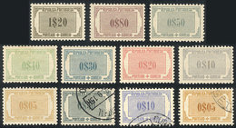 PORTUGAL: Small Lot Of Mint And Used Postage Due Stamps Of The 1932 Issue, VF Quality! - Sonstige & Ohne Zuordnung