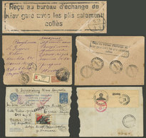 RUSSIA: 2 Registered Covers Sent To Argentina In 1935 And 1940, The First One With Interesting Postal Mark Of Kiev On Ba - Other & Unclassified