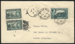 SAINT HELENA: Stamps Used As POSTAGE DUE STAMPS: Cover Sent From Gudjoe Head (Montserrat) To Red Gate, Saint Helena, On  - Saint Helena Island