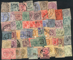 STRAITS SETTLEMENTS: Interesting Lot Of Old Stamps, In General Of Fine Quality, The Expert Will Probably Find Rare Cance - Otros & Sin Clasificación