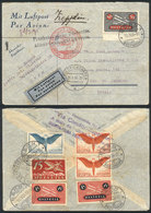 SWITZERLAND: ZEPPELIN: Cover Sent From Bern To Rio De Janeiro On 14/SE/1934 Via Zeppelin, With Friedrichshafen Transit M - ...-1845 Vorphilatelie