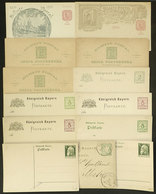 WORLDWIDE: 13 Old Postal Stationeries Of Portuguese India And Germany, VF General Quality! - Other & Unclassified