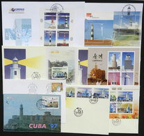 WORLDWIDE: TOPIC LIGHTHOUSES: 8 Covers Or Cards Of Excellent Quality! - Sonstige & Ohne Zuordnung