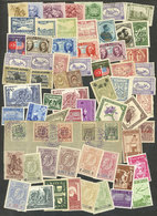 WORLDWIDE: Envelpoe With Large Number Of Stamps Of Varied Countries And Periods, Used Or Mint (they Can Be Without Gum), - Sonstige & Ohne Zuordnung