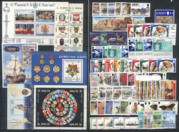 WORLDWIDE: VERY THEMATIC STAMPS AND SETS: Large Stockbook With Hundreds Of Stamps, Sets And Souvenir Sheets Of Varied Co - Autres & Non Classés
