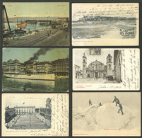 WORLDWIDE: 17 Old Postcards Of Varied Countries, There Are Very Good Views Of: Pola, Fiume, Puerto Rico, Cuba And More,  - Unclassified