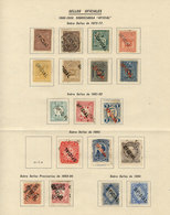 URUGUAY: Very Nice Collection In Old Album Pages, Used Or Mint Stamps, In General Of Fine To Very Fine Quality! IMPORTAN - Uruguay