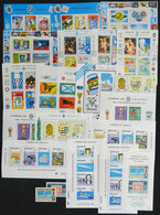 URUGUAY: Lot Of Souvenir Sheets (and Some Stamps), All Related To Topics: SPORT, FOOTBALL, OLYMPIC GAMES, MNH And Of Exc - Uruguay