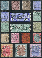 ZANZIBAR: Sc.3/17 (without 8 And 12), 1896/6 13 Values Of The Set Of 15 (missing The Values 3a. Orange And 1r. Gray), IN - Zanzibar (1963-1968)