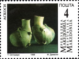 REPUBLIC OF MACEDONIA, 1998, STAMPS, MICHEL 122/125 - ARCHEOLOGY ** - Archäologie