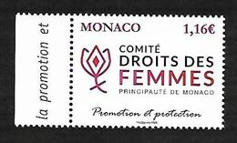 Monaco 2020 - Yv N° 3214 ** - Comité Pour La Promotion Et La Protection Des Droits Des Femmes - Neufs