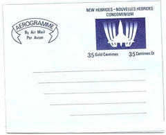 LPP7 - NOUVELLES HEBRIDES AEROGRAMME 35c OR NEUF - Other & Unclassified