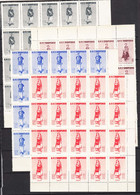 Albania 1961, National Costumes Mi#623-626 Mint Never Hinged Sheets Of 20 - Albanie