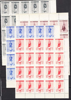 Albania 1961, National Costumes Mi#623-626 Mint Never Hinged Sheets Of 20 - Albania