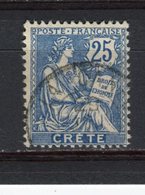 CRETE Bureaux Français - Y&T N° 9° - Type Mouchon - Used Stamps