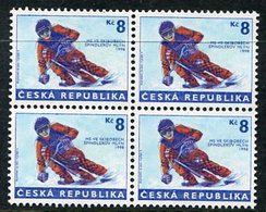 CZECH REPUBLIC 1998 Ski-bob World Cup Block Of 4  MNH / **.  Michel 170 - Ungebraucht