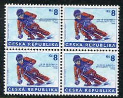 CZECH REPUBLIC 1998 Ski-bob World Cup Block Of 4  MNH / **.  Michel 170 - Unused Stamps