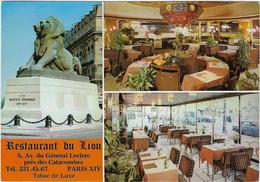 75 Paris 75014  Restaurant Du Lion  5 Avenue Du General Leclerc - Arrondissement: 14