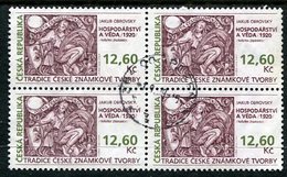 CZECH REPUBLIC 1998 Stamp Day  Used Block Of 4.  Michel 165 - Used Stamps