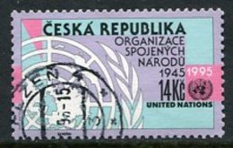 CZECH REPUBLIC 1995 UNO 50th Anniversary Used.  Michel 90 - Usati