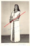 Huberte Vecray - Opera Aida - Gent 1956 - Photo 11,5x17cm Gehandtekend/signed - Photos