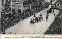 BELGIQUE - BRUXELLES -- Visite De LL MM. Impériales L'Empereur Et L'impératrice D'Allemagne...25 Octobre 1910 - Festivals, Events