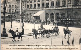 BELGIQUE - BRUXELLES -- Visite De LL MM. Impériales L'Empereur Et L'impératrice D'Allemagne...25 Octobre 1910 - Fiestas, Celebraciones