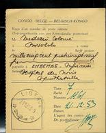 Doc. De LIBENGE 21/12/63  (obl. étoile Sur Mandat) - Other & Unclassified