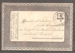 Enveloppe  FM   Oblit Tresor Et Poste  1916 Envoi Du Sect 42  Pour La Loire / Texte " Aux Armees"  Un Fils à Ses Parents - Oorlog 1914-18