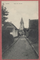 Landen  Belgique Belgien : Eglise Ste Gertrude / Cachets : Départ Landen - Arrivée Thuin 1913 - Landen