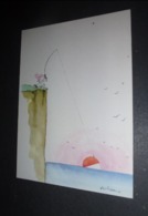 Carte Postale - Illustration : Desclozeaux (1978) - Pêcheur De Soleil - Desclozeaux