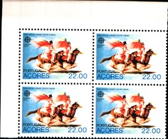 92225) AZZORRE-1980 Serie EUROPA  In Quartina-MNH** - Other & Unclassified