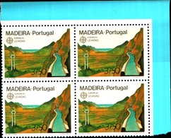 92229) MADEIRA-1983 SERIE EUROPA In Quartina-MNH** - Otros & Sin Clasificación