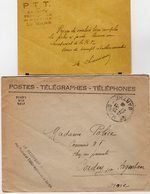 TB 2778 - 1946 - Lettre En Franchise Des Postes - Télégraphes & Téléphones Du MANS à Mme POLICE à CORDEY Par ARGENTAN - Cartas Civiles En Franquicia