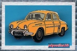 1 PIN'S //  ** RENAULT  DAUPHINE / 1956 ** . (J.Y. Ségalen) - Renault