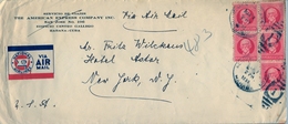 1939 , CUBA , LA HABANA - NUEVA YORK  , THE AMERICAN EXPRESS COMPANY , LLEGADA DEL HOTEL ASTOR - Briefe U. Dokumente