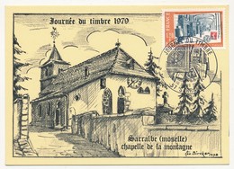 FRANCE - Carte Locale - Journée Du Timbre 1979 (Hotel Des Postes) - 57 SARRALBE - Tag Der Briefmarke