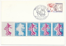 FRANCE - Carte Maximum - 1,60 PHILEX-JEUNES - 59 DUNKERQUE 21 Avril 1984 - Filatelistische Tentoonstellingen