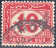 EGYPT     SCOTT NO  J25    USED   YEAR  1921 - 1915-1921 Protettorato Britannico