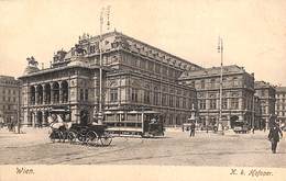 Wien - K K  Hofoper (animation, Tram Tramway, B K W I) - Wien Mitte