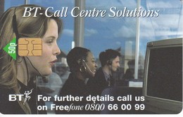 TARJETA DEL REINO UNIDO DE BT-CALL CENTRE SOLUTIONS  (NUEVA-MINT) - BT Promozionali