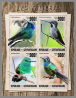 CENTRALAFRICA 2019 MNH Hummingbirds Kolibris Colibris M/S - OFFICIAL ISSUE - DH1947 - Colibríes