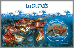 TOGO 2019 MNH Crabs Krabben Crabes S/S - OFFICIAL ISSUE - DH1947 - Schalentiere