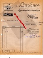 69 - LYON MONPLAISIR- FACTURE CALOR APPAREILS ELECTRO-DOMESTIQUES- A BASTARD VIERZON- 1950 - 1950 - ...