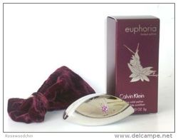 Limited Edition !!  Calvin Klein CK Euphoria Sparkling Solid Perfume  (0.10 Oz) - Miniatures Femmes (avec Boite)