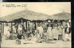 Carte N° 53. Vue 35. BOMA: Le Marché - De Markt (carte Neuve) - Enteros Postales