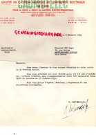 75- PARIS- RARE LETTRE CAUMUTELEC - CAUTION MUTUELLE ENTREPRISE ELECTRIQUE- ELECTRICITE-25 RUE LENINGRAD-1953 - Elektrizität & Gas