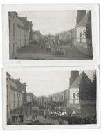 ETALLE MARBEHAN Environs 2 Carte Photos Défilé De L'armée Française - Sonstige & Ohne Zuordnung