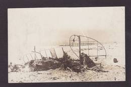 CPA Aviation Accident Aviateur Avion Carte Photo RPPC Non Circulé Avion Allemand ? - Ongevalen